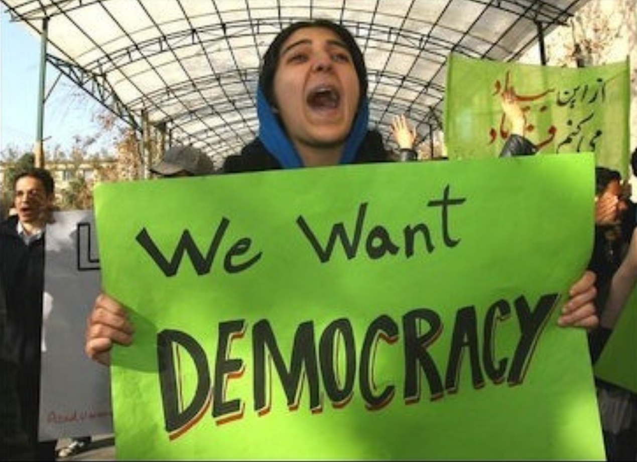 이란 We Want Democracy 시위